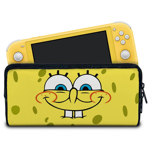 Case Nintendo Switch 1 Lite Bolsa Estojo - Bob Esponja