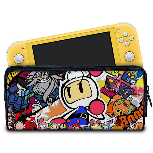 Case Nintendo Switch 1 Lite Bolsa Estojo - Bomberman