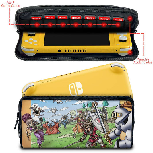 Case Nintendo Switch Lite Bolsa Estojo - Dragon Quest