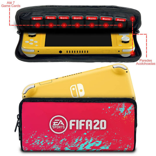 Case Nintendo Switch Lite Bolsa Estojo - Fifa 20
