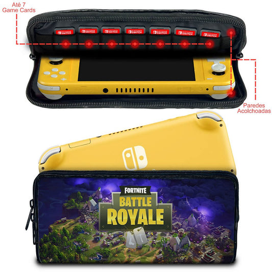 Case Nintendo Switch Lite Bolsa Estojo - Fortnite