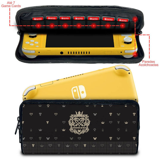 Case Nintendo Switch Lite Bolsa Estojo - Kingdom Hearts 3