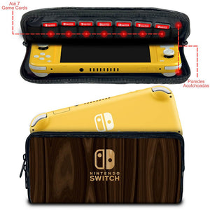 Case Nintendo Switch 1 Lite Bolsa Estojo - Madeira - Pop Arte Skins - foto 2