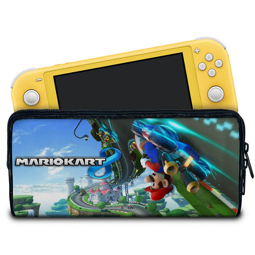 Case Nintendo Switch 1 Lite Bolsa Estojo - Mario Kart 8