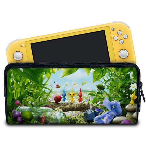 Case Nintendo Switch 1 Lite Bolsa Estojo - Pikmin