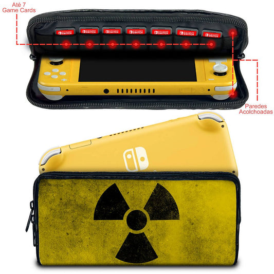 Case Nintendo Switch Lite Bolsa Estojo - Radioativo