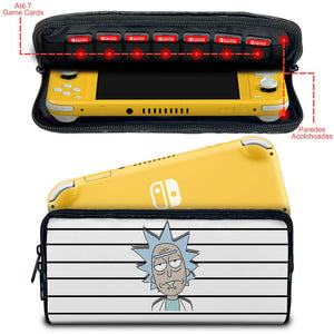 Case Nintendo Switch 1 Lite Bolsa Estojo - Rick And Morty - Pop Arte Skins - foto 2
