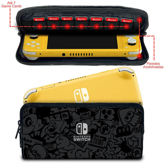 Case Nintendo Switch Lite Bolsa Estojo - Splatoon 3 Special