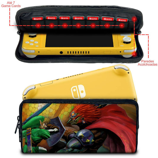 Case Nintendo Switch Lite Bolsa Estojo - Zelda Ocarina Of Time