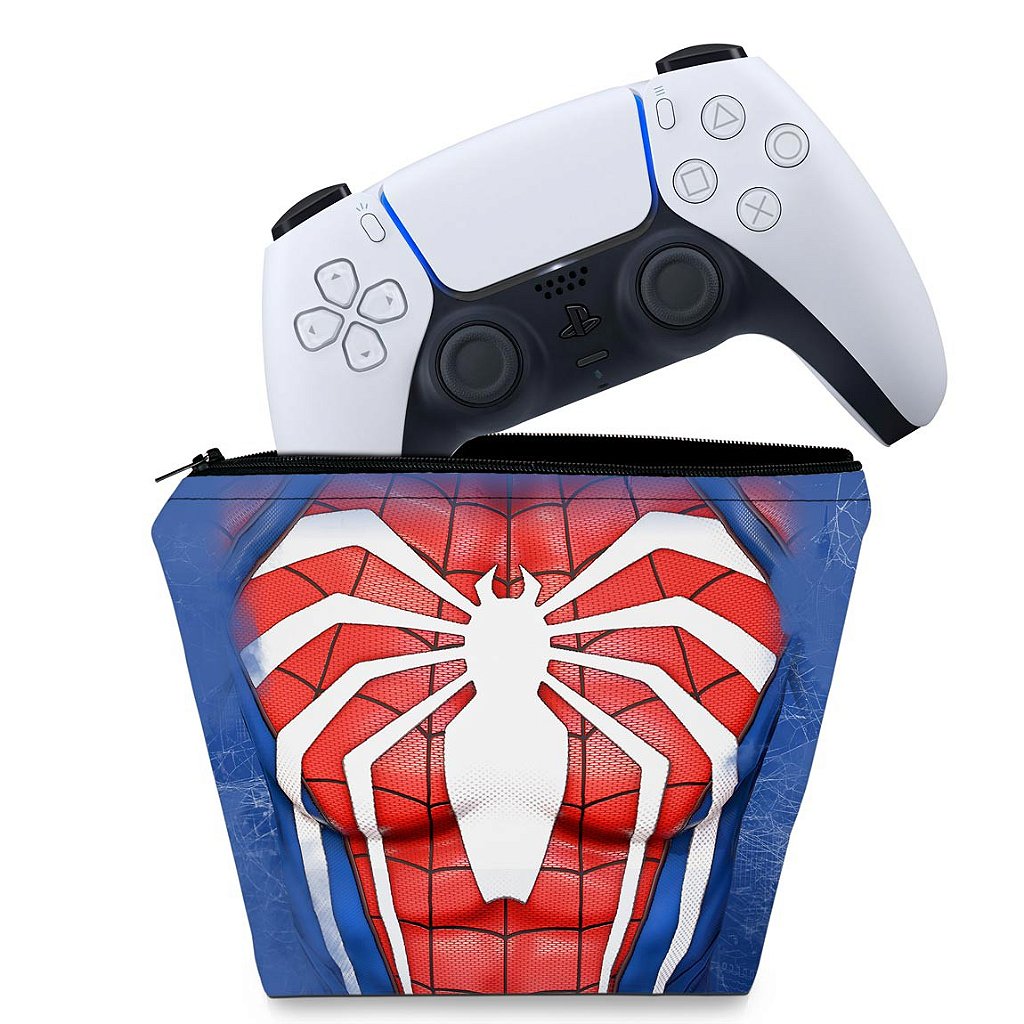 Capa Case PS5 Controle - Spider-Man Homem Aranha 2