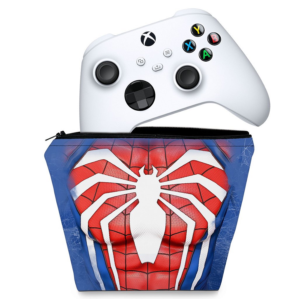 Capa Xbox Series S X Controle Case - Spider-Man Homem Aranha 2