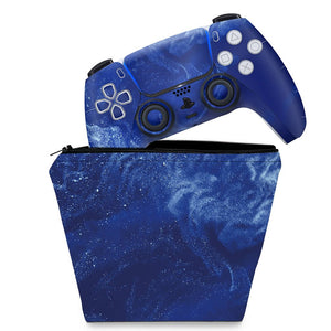 KIT Capa Case e Skin Anti-Rage PS5 Controle - Abstrato #106 - Pop Arte Skins