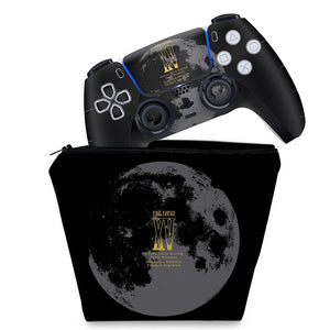 KIT Capa Case e Skin Anti-Rage PS5 Controle - Final Fantasy XV Bundle - Pop Arte Skins