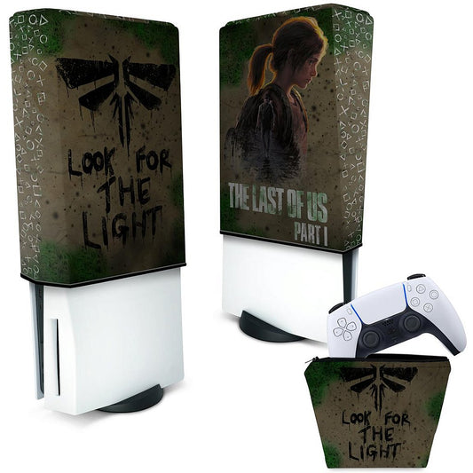 KIT Capa Anti Poeira e Case Controle PS5 Fat Vertical - Modelo 159