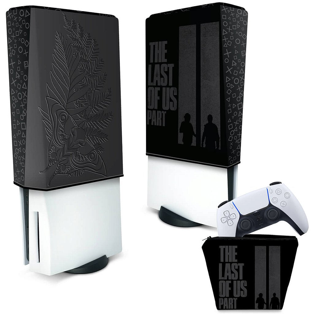KIT Capa Anti Poeira e Case Controle PS5 Fat Vertical - Modelo 001