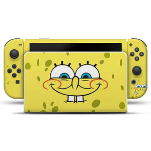 KIT Capa Anti Poeira e Skin Anti-Rage Nintendo Switch 1 Oled - Bob Esponja - Pop Arte Skins - foto 3