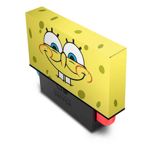 KIT Capa Anti Poeira e Skin Anti-Rage Nintendo Switch 1 Oled - Bob Esponja - Pop Arte Skins - foto 2