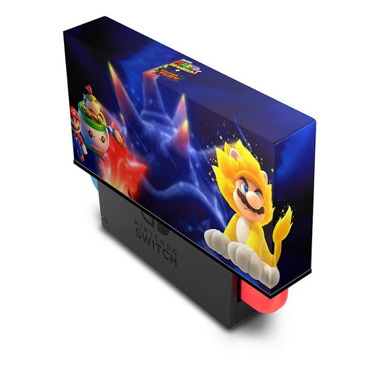 KIT Nintendo Switch Oled Skin e Capa Anti Poeira - Bowser s Fury
