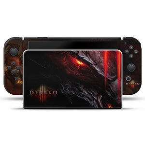 KIT Capa Anti Poeira e Skin Anti-Rage Nintendo Switch 1 Oled - Diablo Iii - Pop Arte Skins - foto 3