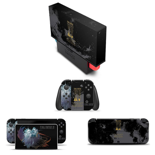 KIT Capa Anti Poeira e Skin Anti-Rage Nintendo Switch 1 Oled - Final Fantasy Xv