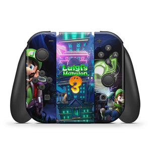 KIT Capa Anti Poeira e Skin Anti-Rage Nintendo Switch 1 Oled - Luigi's Mansion 3 - Pop Arte Skins - foto 5