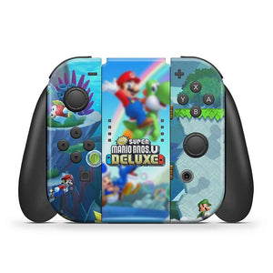 KIT Capa Anti Poeira e Skin Anti-Rage Nintendo Switch 1 Oled - New Super Mario Bros. U - Pop Arte Skins - foto 5