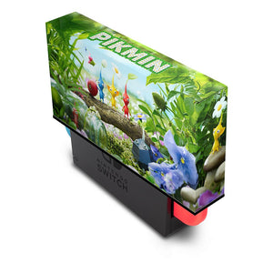 KIT Capa Anti Poeira e Skin Anti-Rage Nintendo Switch 1 Oled - Pikmin - Pop Arte Skins - foto 2