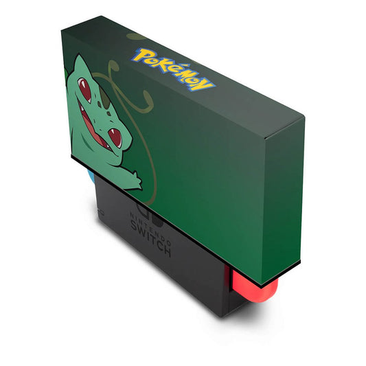 KIT Nintendo Switch Oled Skin e Capa Anti Poeira - Pokémon Bulbasaur