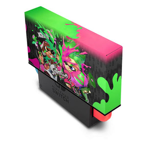 KIT Capa Anti Poeira e Skin Anti-Rage Nintendo Switch 1 Oled - Splatoon 2 - Pop Arte Skins - foto 2