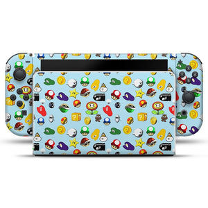 KIT Capa Anti Poeira e Skin Anti-Rage Nintendo Switch 1 Oled - Super Mario - Pop Arte Skins - foto 3