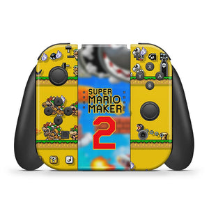 KIT Capa Anti Poeira e Skin Anti-Rage Nintendo Switch 1 Oled - Super Mario Maker 2 - Pop Arte Skins - foto 5