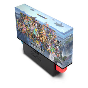 KIT Capa Anti Poeira e Skin Anti-Rage Nintendo Switch 1 Oled - Super Smash Bros. Ultimate - Pop Arte Skins - foto 2
