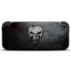 KIT Capa Anti Poeira e Skin Anti-Rage Nintendo Switch 1 Oled - The Punisher Justiceiro - Pop Arte Skins - foto 4