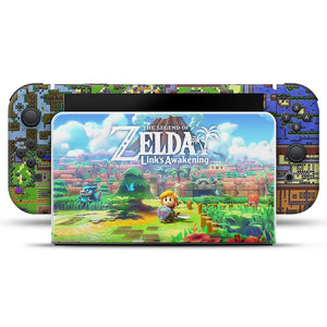 KIT Capa Anti Poeira e Skin Anti-Rage Nintendo Switch 1 Oled - Zelda Link's Awakening - Pop Arte Skins - foto 3