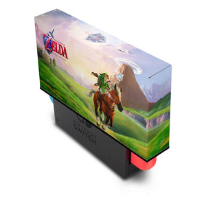 KIT Capa Anti Poeira e Skin Anti-Rage Nintendo Switch 1 Oled - Zelda Ocarina Of Time - Pop Arte Skins - foto 2