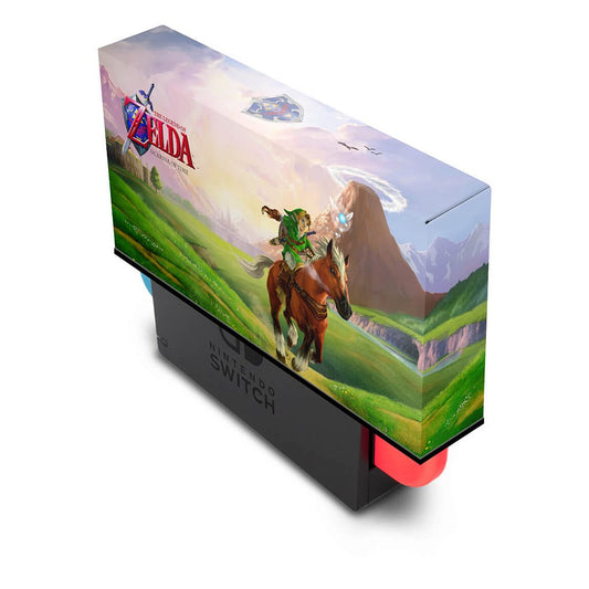 KIT Nintendo Switch Oled Skin e Capa Anti Poeira - Zelda Ocarina Of Time
