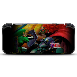 KIT Capa Anti Poeira e Skin Anti-Rage Nintendo Switch 1 Oled - Zelda Ocarina Of Time - Pop Arte Skins - foto 4