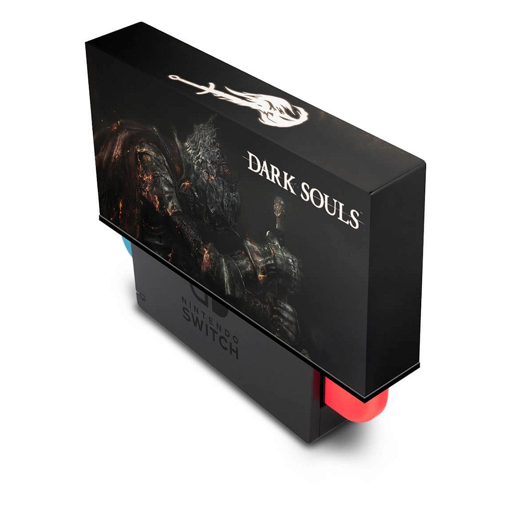 KIT Capa Anti Poeira e Skin Anti-Rage Nintendo Switch 1 - Dark Souls Remastered - Pop Arte Skins - foto 2