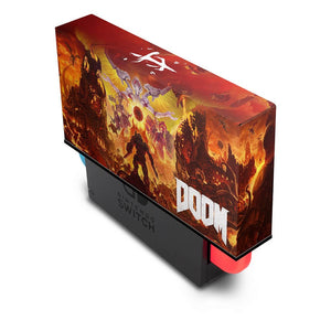 KIT Capa Anti Poeira e Skin Anti-Rage Nintendo Switch 1 - Doom - Pop Arte Skins - foto 2