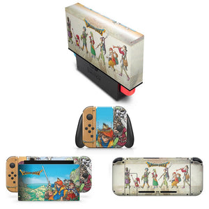 KIT Capa Anti Poeira e Skin Anti-Rage Nintendo Switch 1 - Dragon Quest