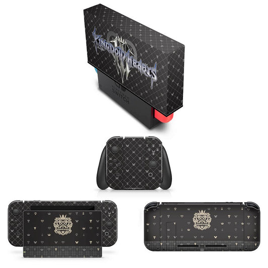 KIT Nintendo Switch Skin e Capa Anti Poeira - Kingdom Hearts 3