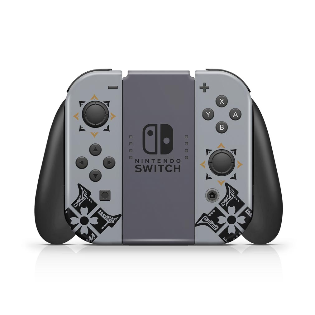 KIT Capa Anti Poeira e Skin Anti-Rage Nintendo Switch 1 - Monster Hunter Rise - Pop Arte Skins - foto 5
