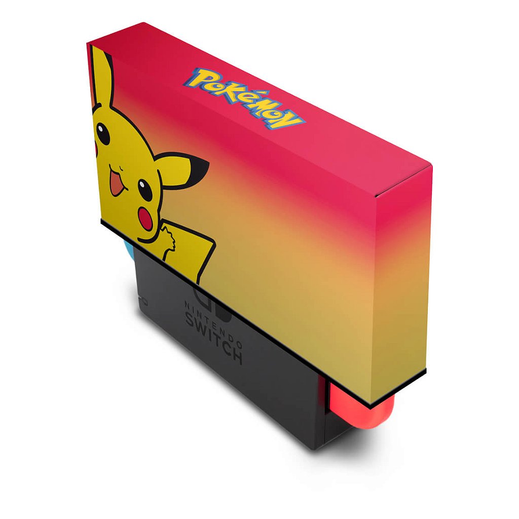KIT Capa Anti Poeira e Skin Anti-Rage Nintendo Switch 1 - Pokémon: Pikachu - Pop Arte Skins - foto 2