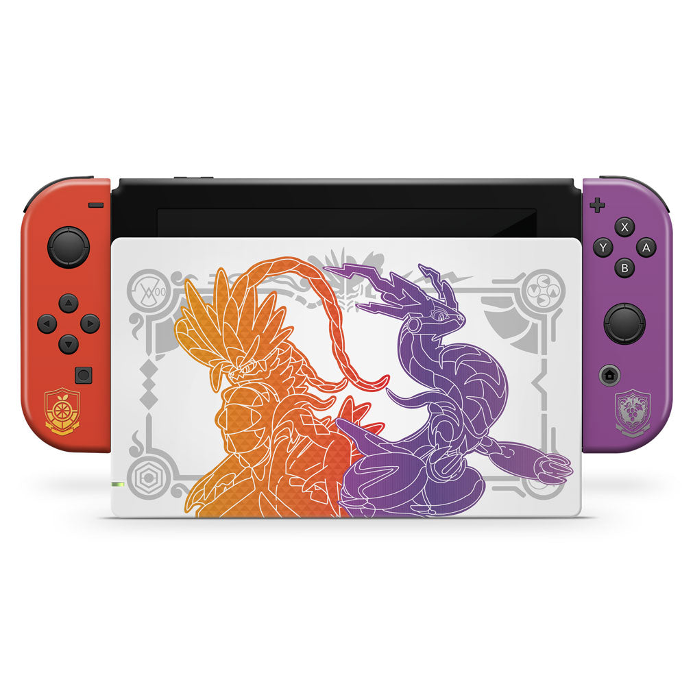KIT Capa Anti Poeira e Skin Anti-Rage Nintendo Switch 1 - Pokémon Scarlet e Violet - Pop Arte Skins - foto 3