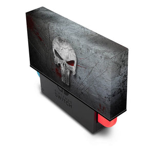 KIT Capa Anti Poeira e Skin Anti-Rage Nintendo Switch 1 - The Punisher Justiceiro - Pop Arte Skins - foto 2