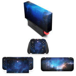 KIT Capa Anti Poeira e Skin Anti-Rage Nintendo Switch 1 - Universo Cosmos