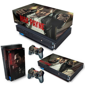 KIT Capa Anti Poeira e Skin Anti-Rage PS2 Fat - Max Payne