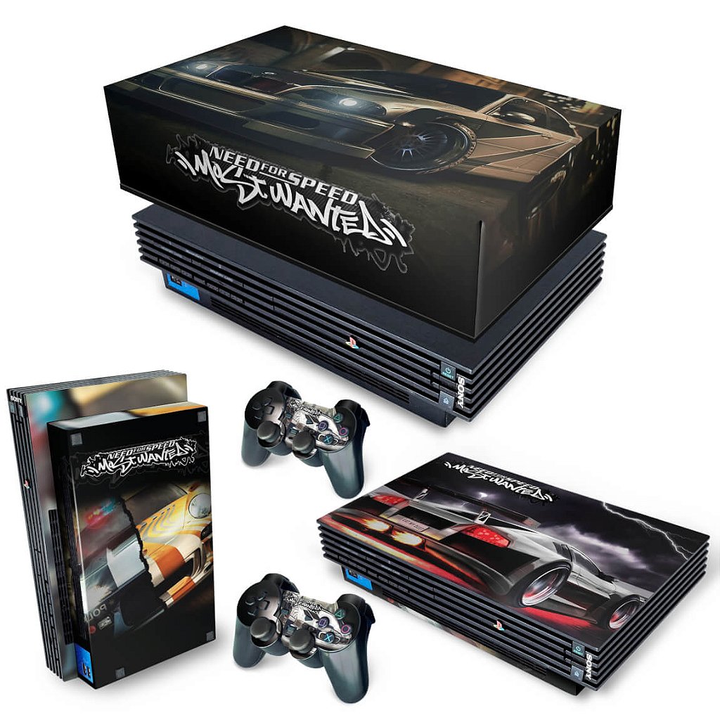 KIT PS2 Fat Skin e Capa Anti Poeira - Need for Speed: Most Wanted