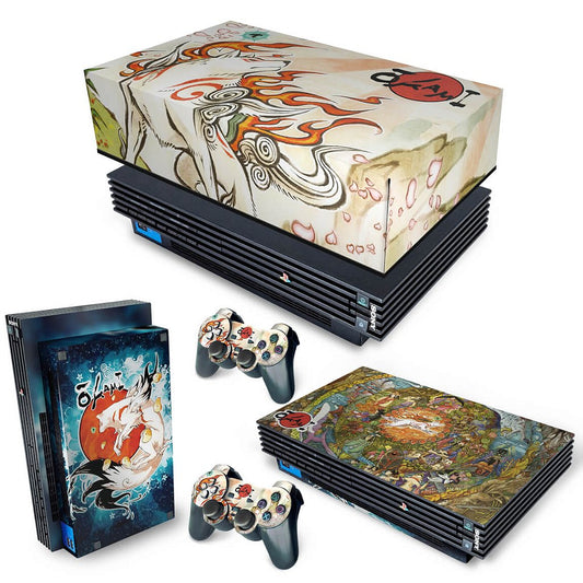 KIT PS2 Fat Skin e Capa Anti Poeira - Okami