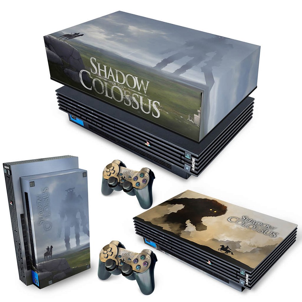 KIT Capa Anti Poeira e Skin Anti-Rage PS2 Fat - Shadow Colossus
